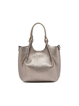 GIANNI CHIARINI | Sac en cuir - Sac Hobo DUA Small | silber